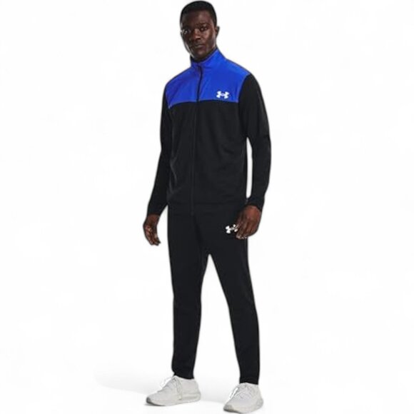 Under Armour Tracksuit Mens Size S Game Royal/Black Matching 2 pIece Set Outfit - Picture 7 of 13